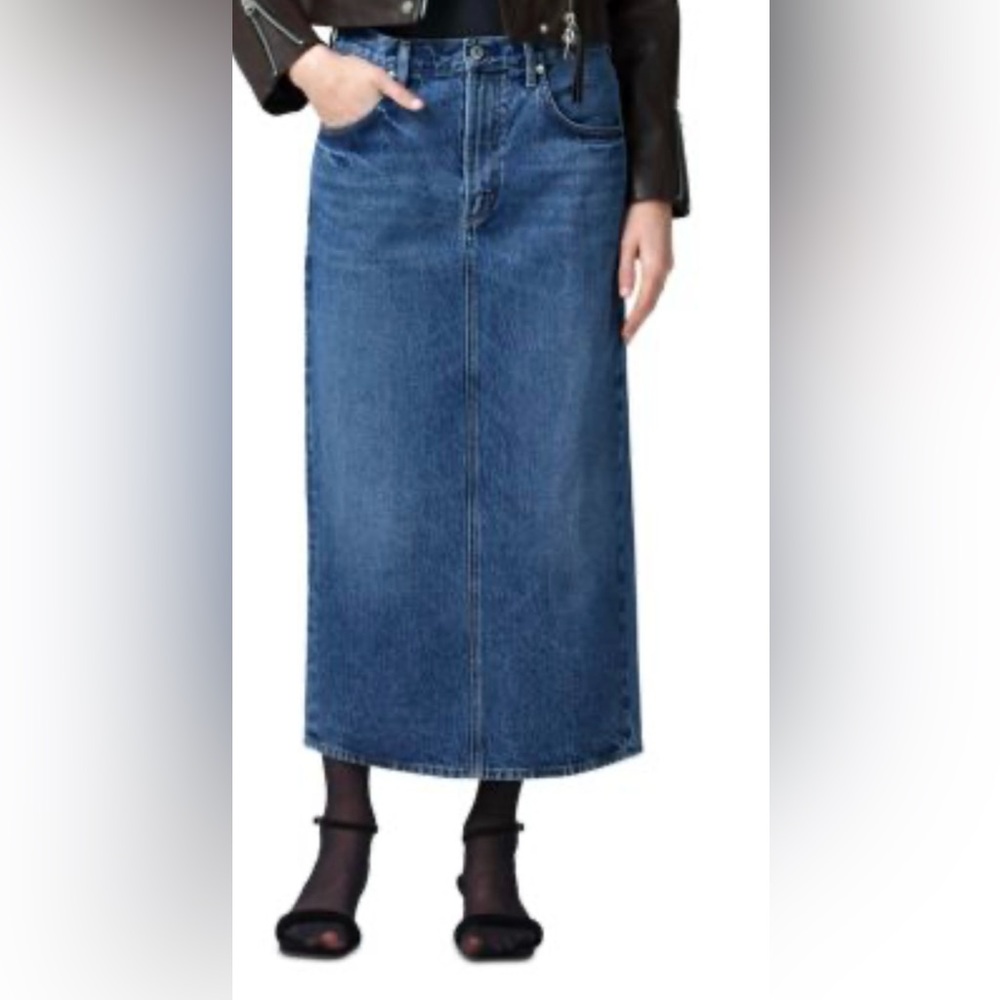 Citizens Of Humanity Daru Peri Pencil Jean Skirt NWT